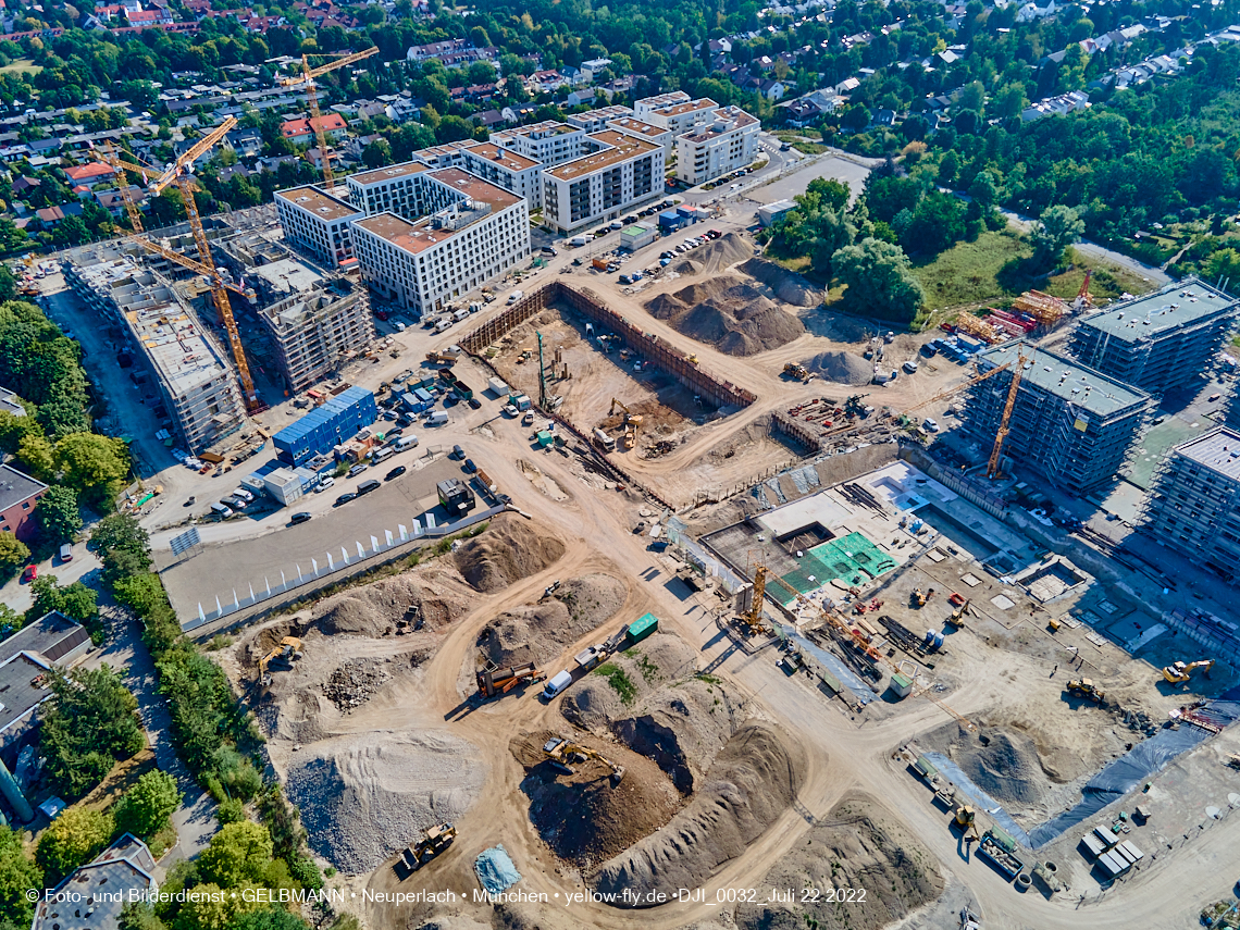 22.07.2022 - Baustelle Alexisqaurtier und Pandion Verde in Neuperlach